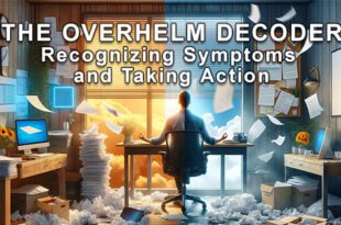 State of overwhelm with a variety of symptoms as a result. Stress management.